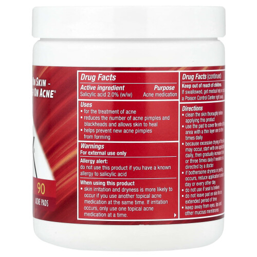 Stridex, Maximum, Alcohol Free, 90 Soft Touch Pads 1