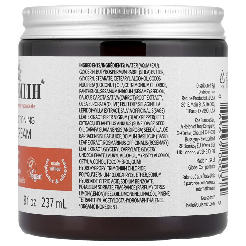 Óleo de Condicionamento para Cabelos da Curlsmith, 8 fl oz (237 ml) 1
