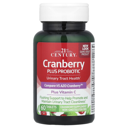 21st Century, Cranberrin Plus Probiotic, 60 Tablete 2