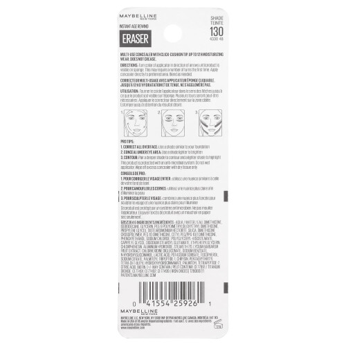 Maybelline Maybelline, Instant Age Rewind, Eraser, Multi-Use Concealer, 130 Medium, 0,2 fl oz (6 ml) 2