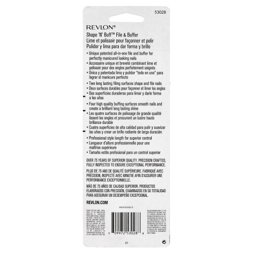 Revlon Revlon, Shape N Buff File & Buffer, 1 Stuk 2