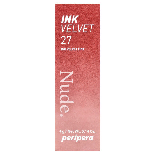 Peripera, Ink Velvet Λιπ Τίντ, 27 Στρογγυλό Νούντ, 0.14 oz (4 g) 1