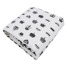 Pure Cotton Baby Cot Bumper 131x30cm Soft Anti-Collision Bed Guard