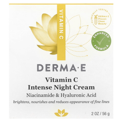 DERMA E, Βιταμίνη C Εντατική Νύχτα Κρέμα, 2 oz (56 g) 1