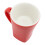 Ceramic Chocolate Melting Mug Pot with Fork, Red, 360g 14