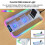 3-in-1 RGB-LED-Controller-Dock Typ-C-Ladeanschluss ABS 5