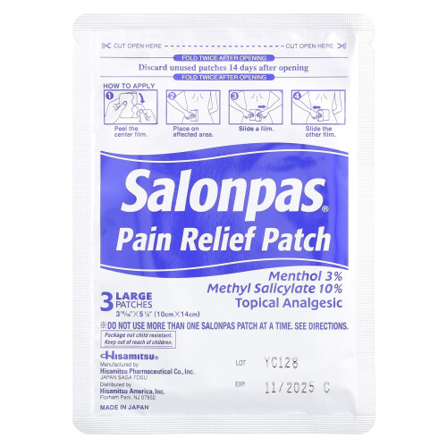 Salonpas, Patch de Alleviere a Durerii, Mare, 9 Patch-uri 2