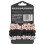 Giovanni Giovanni, Scrunchie per Capelli Slender Satin, Rosso, Nero, Grigio,  5 Scrunchie 2