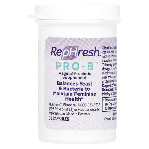 Rephresh, Pro-B, Supliment Probiotic Vaginal, 30 Capsule 2