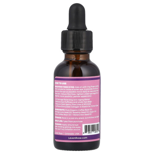 Leven Rose, Kaffe Øje Løft Serum, 1 fl oz (30 ml) 1