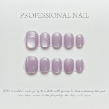 (StyleG, M) Fashionable Eye Cat Nail Art Hanrafted Short Length Assorted Xssm Sizes Colors