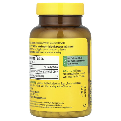 Nature Made Nature Made, Vitamine D3, 220 Tablets 2