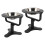 Adjustable Elevated Cat & Dog Bowl, Sturdy ABS, Small Pets 1