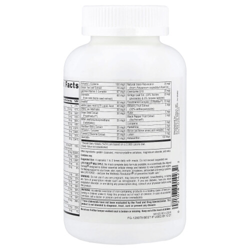 Source Naturals, Multiple Life Force, 180 Cápsulas 2