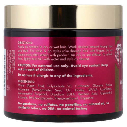 Mielle Μιέλε, Maximum Hold Gel Styler, Για Πυκνά, Κούρτα Μαλλιά, Πορτοκαλί & Μέλι Μίγμα, 16 oz (454 g) 1
