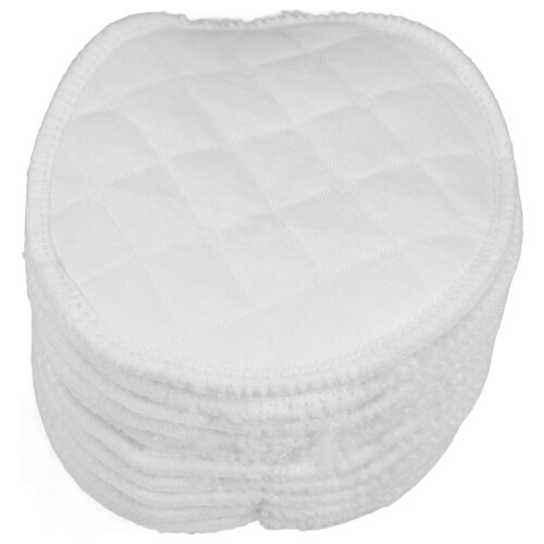 20Pcs Absorventes Laváveis Para Amamentação Algodão Suave