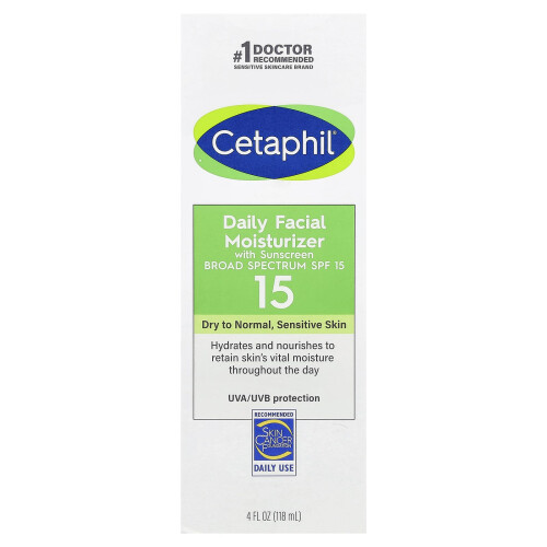 Cetaphil Cetaphil, Napi Arckezelő Krém, SPF 15, 4 fl oz (118 ml) 1