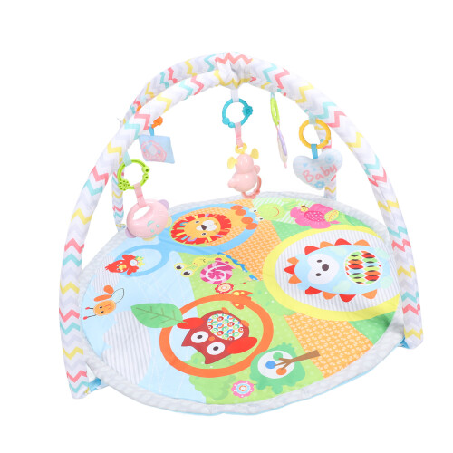 Krabbeldecke mit Spielbogen rund 2