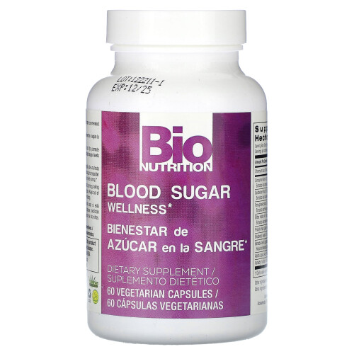 Bio Nutrition, Γλυκισμό Αίματος Υγεία, 60 Βοτάνια Καψούλες 2