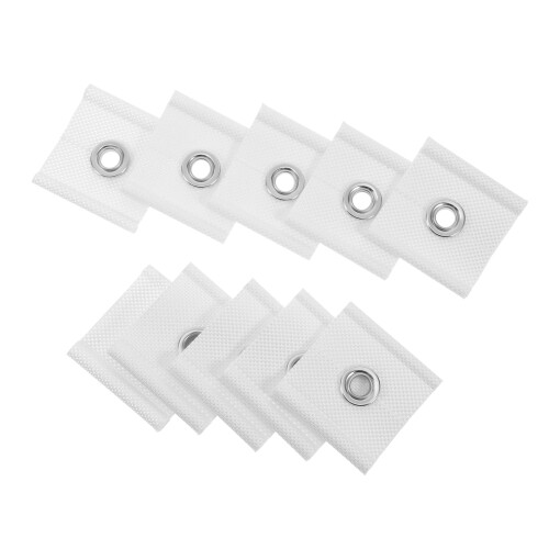 30Pièces Kit Oeillets Blancs Auvent PVC Pour Et Camping