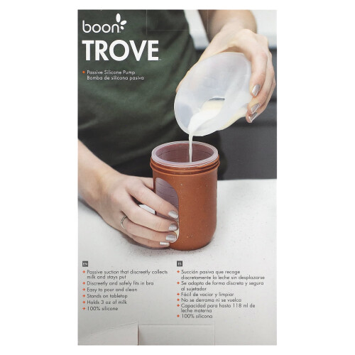 Boon, Trove, Passieve Silicone Pomp, 3 Stukken 1