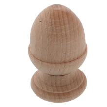 4Pièces Finials Bois Naturel Beige Pour Décoration Escalier