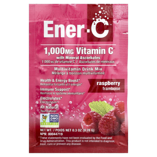 Ener-C Raspberry Vitamin Powder Mix - 30 Sachets 2