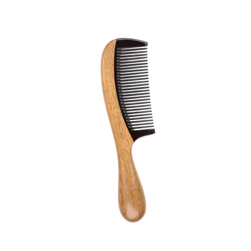 Inoomp Unisex 3Pcs Teethed Natural Wood Hair Combs Anti-Static Scalp Massage Tools