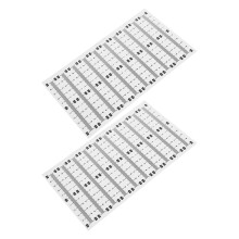 8Sets Durable PVC Stick Ruler Tape Measure for Drafting and Woodwork
