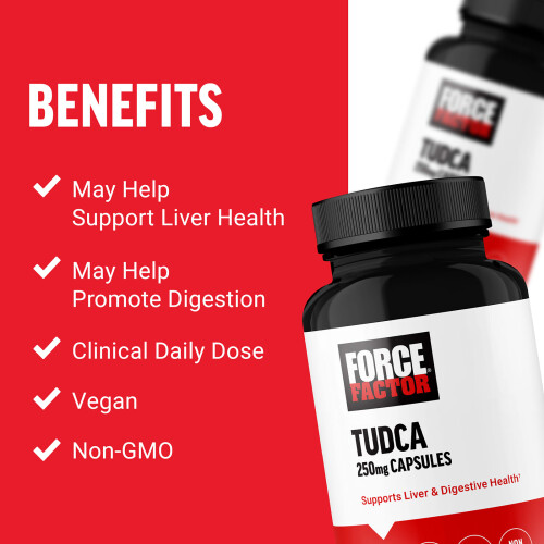 Force Factor, Tudca, 250 mg, 60 pflanzliche Kapseln 2