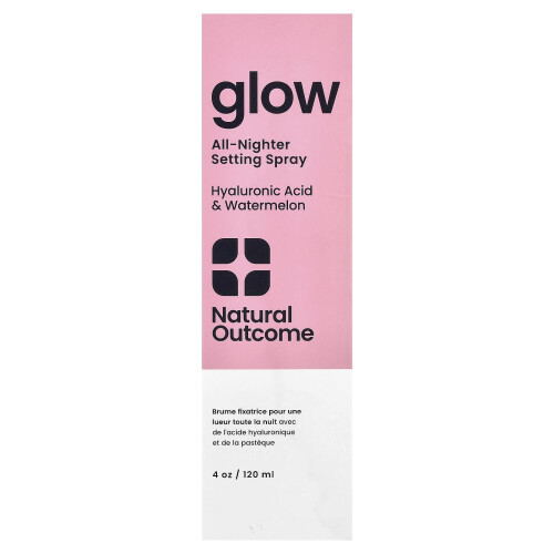 Natural Outcome, Glow, All-Nighter Setting Spray, 4 oz (120 ml) 1