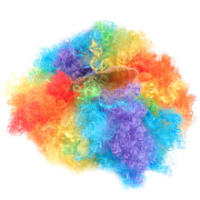 2Pièces Accessoires Costume Clown Colorés En Polyester Pour Fête