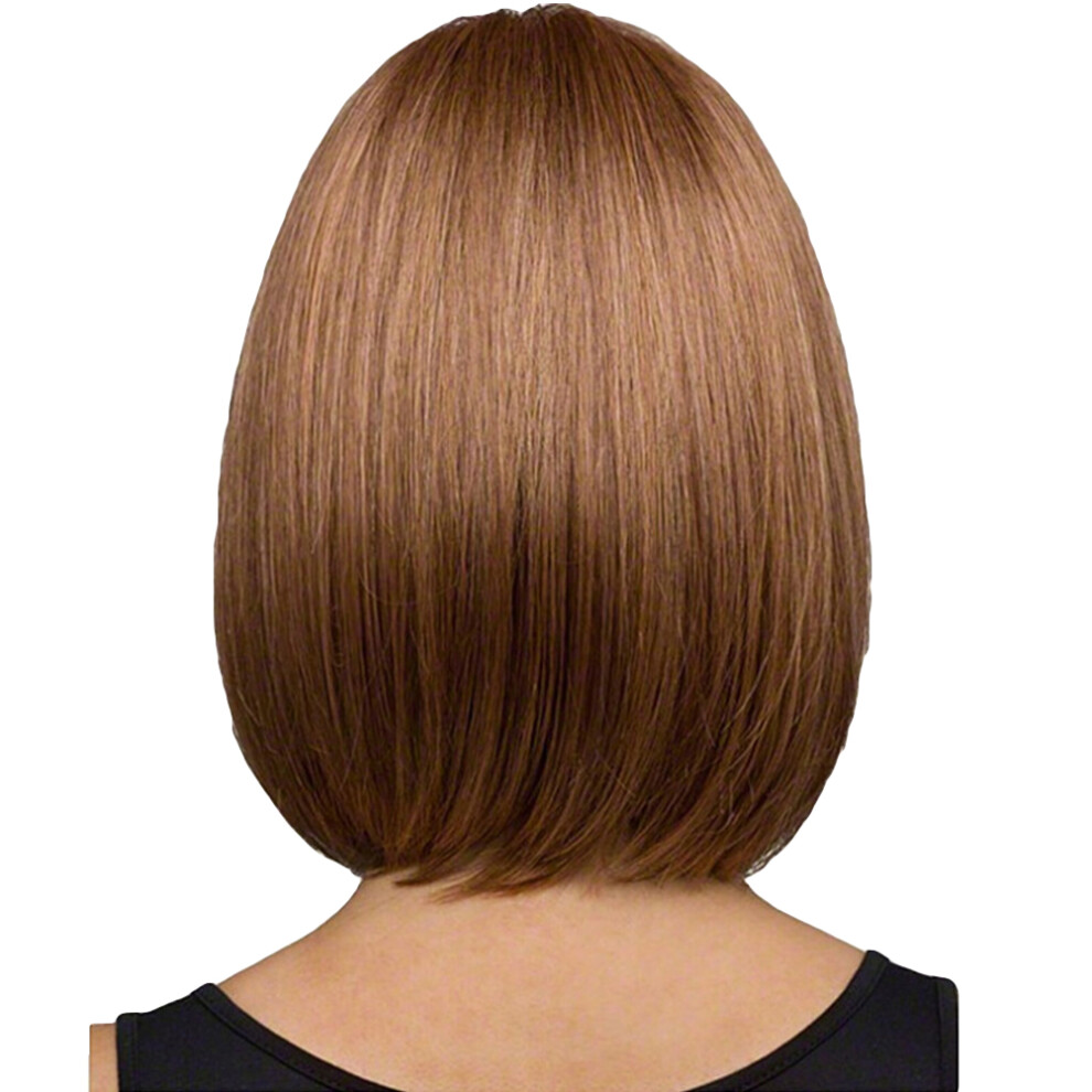 Solustre 3Pcs Reusable Brown Women Bob Cosplay Wigs With Natural Look