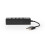 USB-Hub | USB-A-Stecker | 4x USB A Buchse | 4 Port(s) | USB 2.0 | Stromversorgung über USB 2