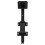 2Ensembles Support Mural Casque Manette ABS Noir Usage 1