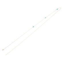 5Pcs Fashion Green Waist Chain Rhinestone Body Jewelry for Beach Wear