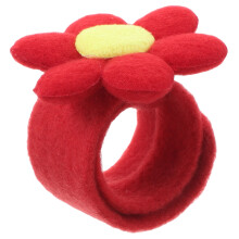 2Pcs Kids Plush Stuffed Floral Slap Bracelets Party Favors