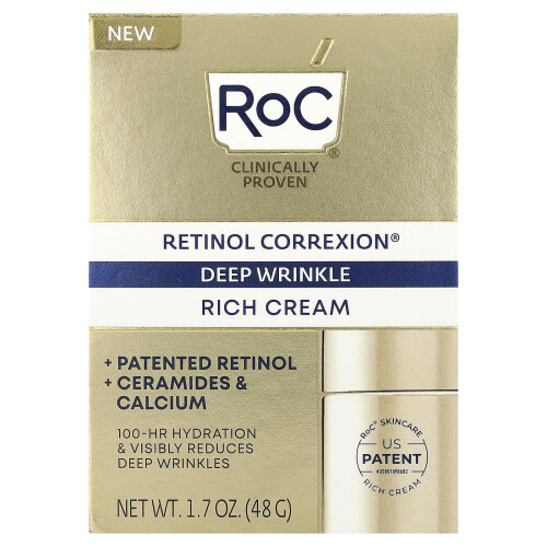 RoC RoC, Retinol Correxion, Ριζική Πλούσια Κρέμα, 1.7 oz (48 g) 1