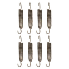 24Pièces Ressorts Argent Acier Inox Résistants Usure Et Chaleur