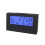 2Pcs Black Alarm Clocks with Weather Display for Desktop 1