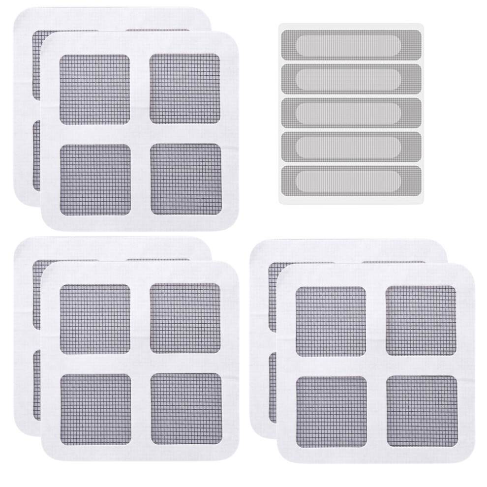 25Pcs Durable Silver Window Screen Repair Tape Adhesive Mesh Patch 3664180211860