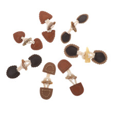 21Paires Boutons Toggle Résine Colorés Pour Remplacement Manteau