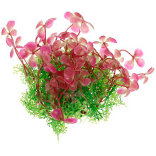 4Pcs Vibrant Artificial Fish Tank Plants Plastic Aquarium Plant Decors