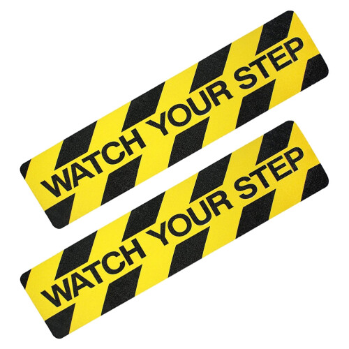 8Pcs Caution Warning Decals Wet Floor Safety Stickers