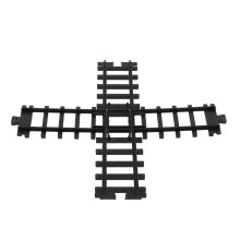 2Pièces Réseau Ferroviaire Plastique Noir Jeu Educatif Enfants