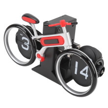 Reloj Flip de Bicicleta Rojo 20,3 x 7 x 13 cm, 2 x AA