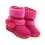 2Paires Bottines Hiver Bébé Rosées Et 1