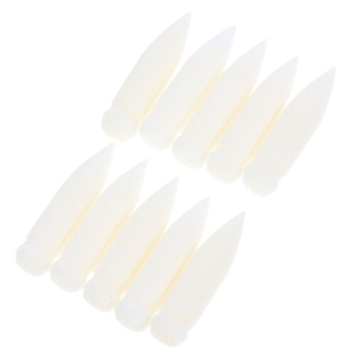 80Pcs Durable Nylon Replacement Tips for Fine Line Paint Markers White