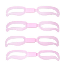 5Ensembles Pochoirs Sourcils Précis Rose Réutilisable Et Durable