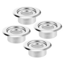 12Pcs Silver Fire Sprinkler Trim Rings Iron Recessed Escutcheon Covers